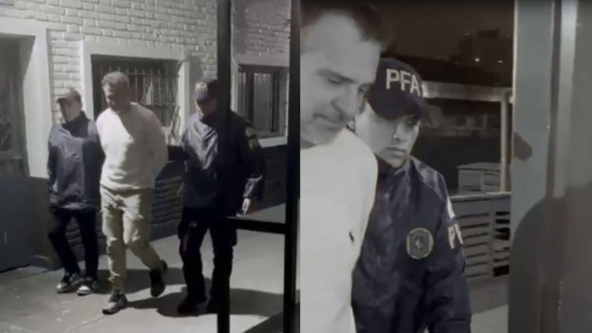Video: así llegó Aníbal Lotocki a su lugar de detención