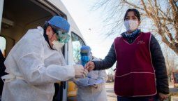 dos casos sospechosos en un operativo de testeos rapidos a 195 personas en lujan