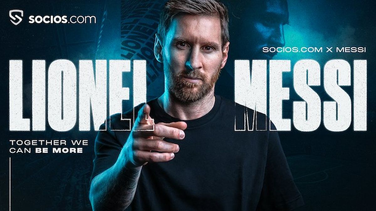 Lionel Messi sumó con Socios un nuevo patrocinador