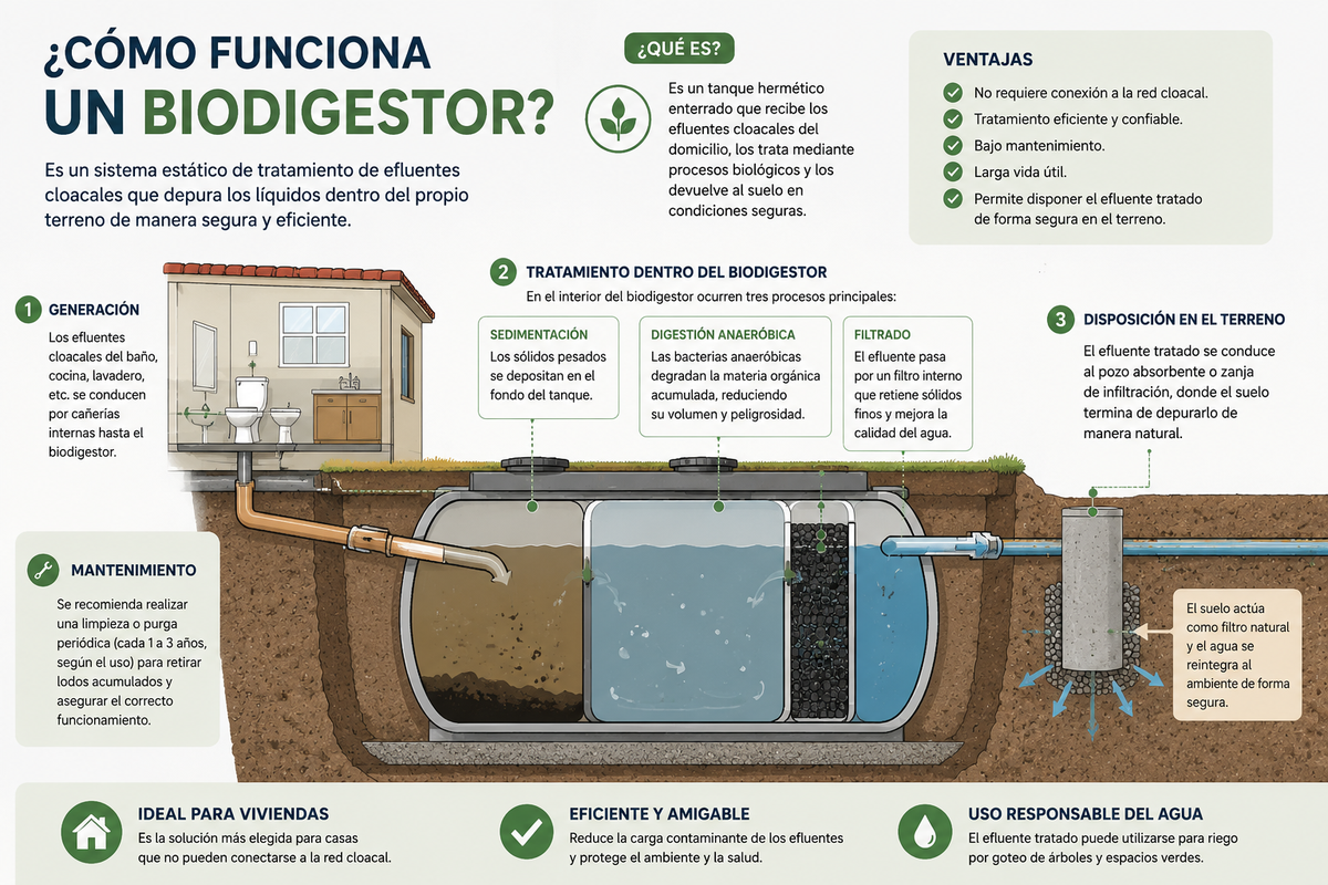 El funcionamiento de un biodigestor. El funcionamiento de un biodigestor.