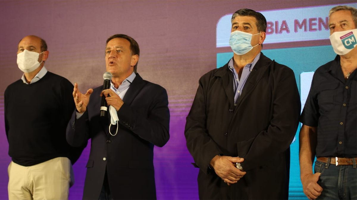 Habla el gobernador Rodolfo Suarez tras la victoria en las PASO del domingo.