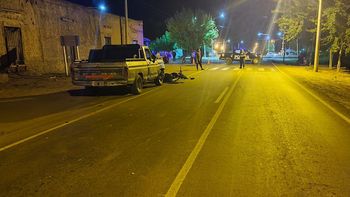 Un motociclista de 19 años murió tras un choque frontal en Rivadavia Un motociclista de 19 años murió tras un choque frontal en Rivadavia