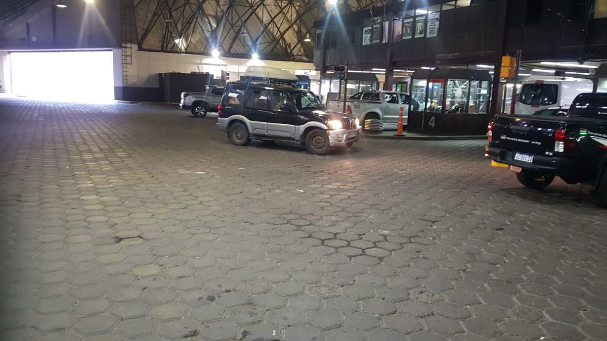 En algunos momentos se agilizó la tarea en el complejo Los Libertadores, del lado chileno.