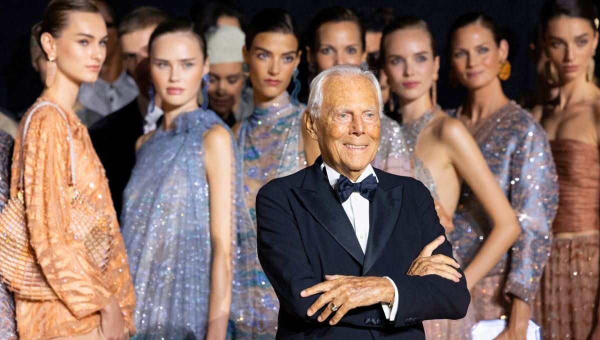 El diseñador italiano Giorgio Armani falleció a los 91 años