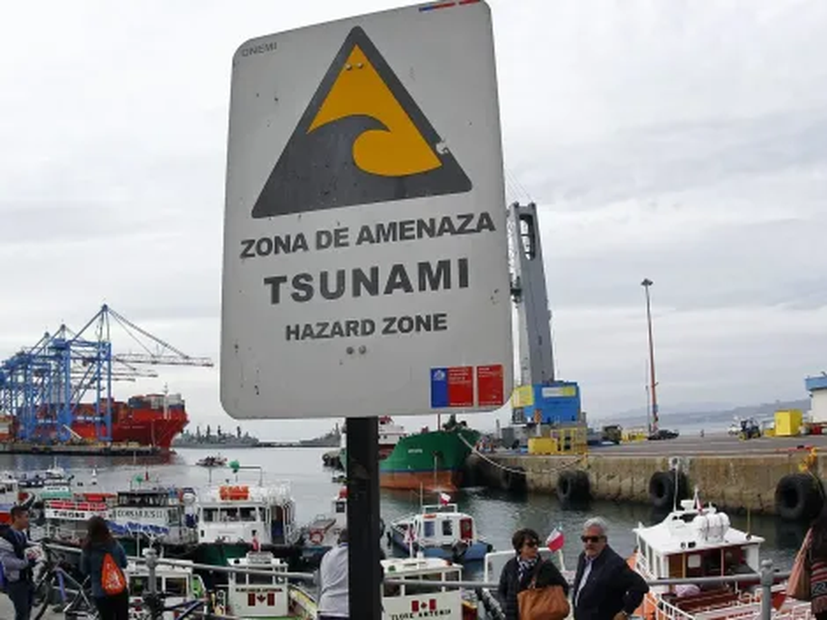 Se reportó un alerta de tsunami en Chile. Hay un monitoreo permanente en la costa. Se reportó un alerta de tsunami en Chile. Hay un monitoreo permanente en la costa.