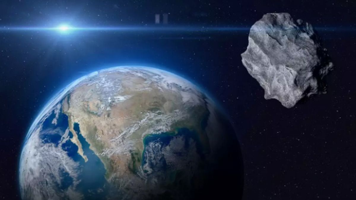 El asteroide 2024 YR4 impactaría en 2032 contra la Tierra (imagen ilustrativa).