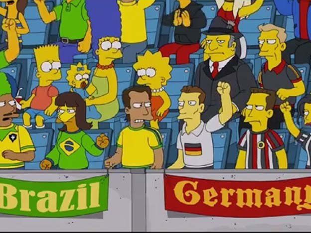 En el último capítulo de Los Simpsons, Homero es árbitro de la final Brasil-Alemania