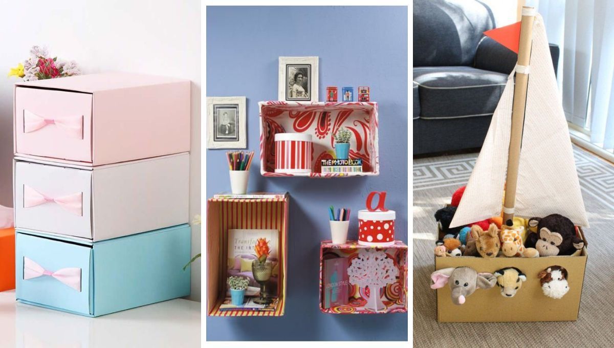 Reciclar cajas de zapatos. Reciclar cajas de zapatos. 