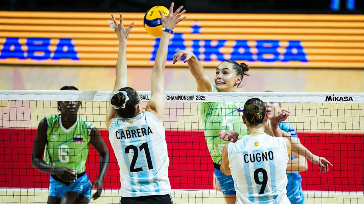 La selección argentina de vóley femenino Las Panteras perdió contra  Eslovenia en el último juego de la fase de grupos del Mundial de vóley de Tailandia y se despidieron de la competencia.