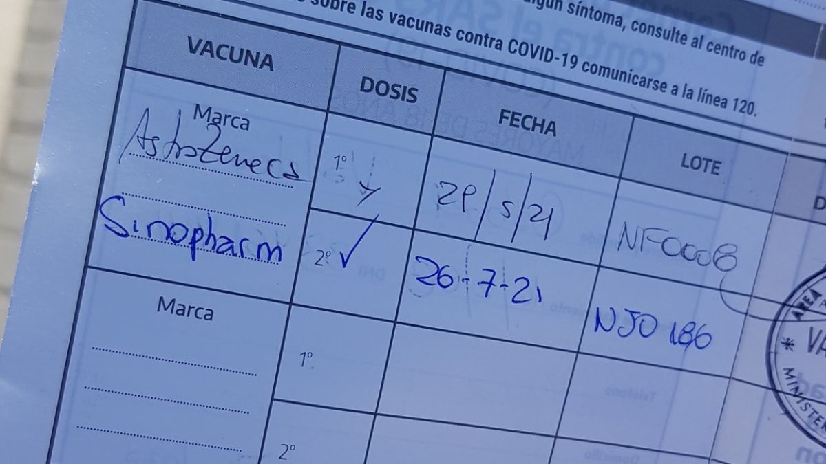 Vacunación en Mendoza: confusión y polémica por un error