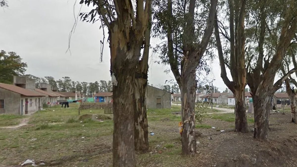 El asentamiento Lamas, en José C. Paz. donde se produjo el femicidio de una mujer de 26 años y luego el suicidio de su pareja