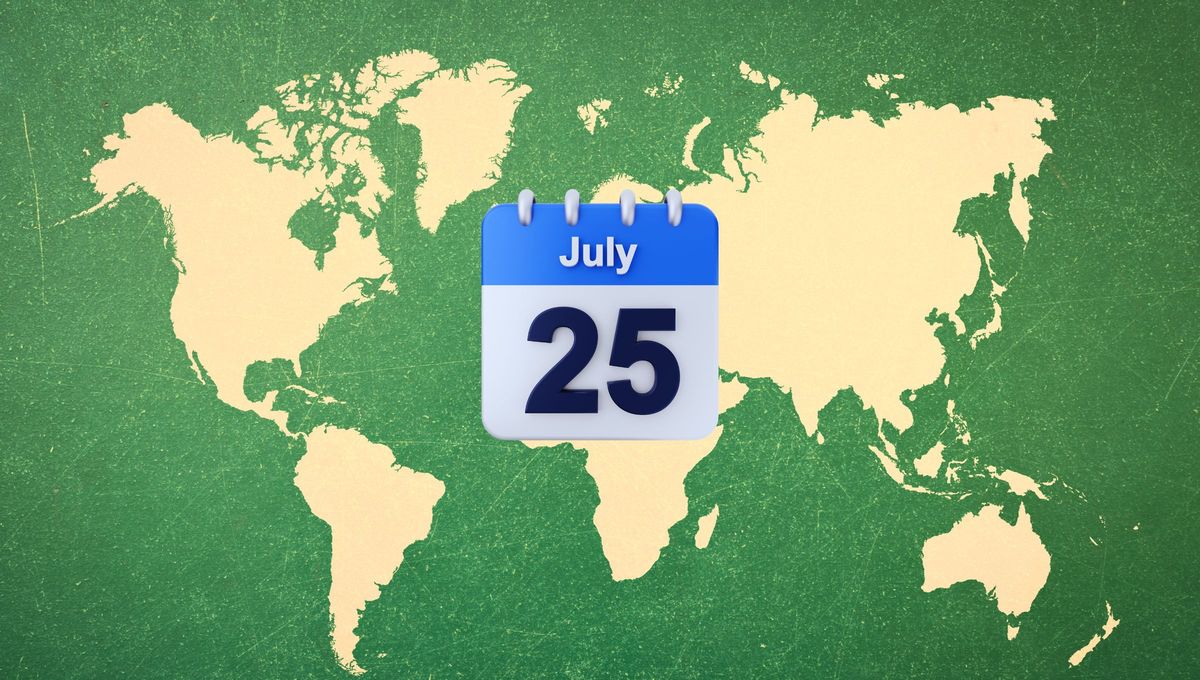 Conoce cuáles son las efemérides más populares del 25 de julio