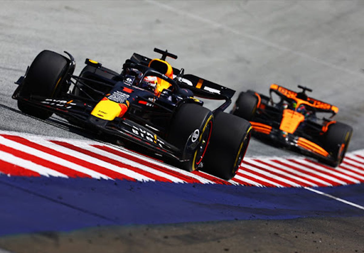 Lando Norris protagonizó un choque con Max Verstappen en el Gran Premio de Austria. Lando Norris protagonizó un choque con Max Verstappen en el Gran Premio de Austria. 