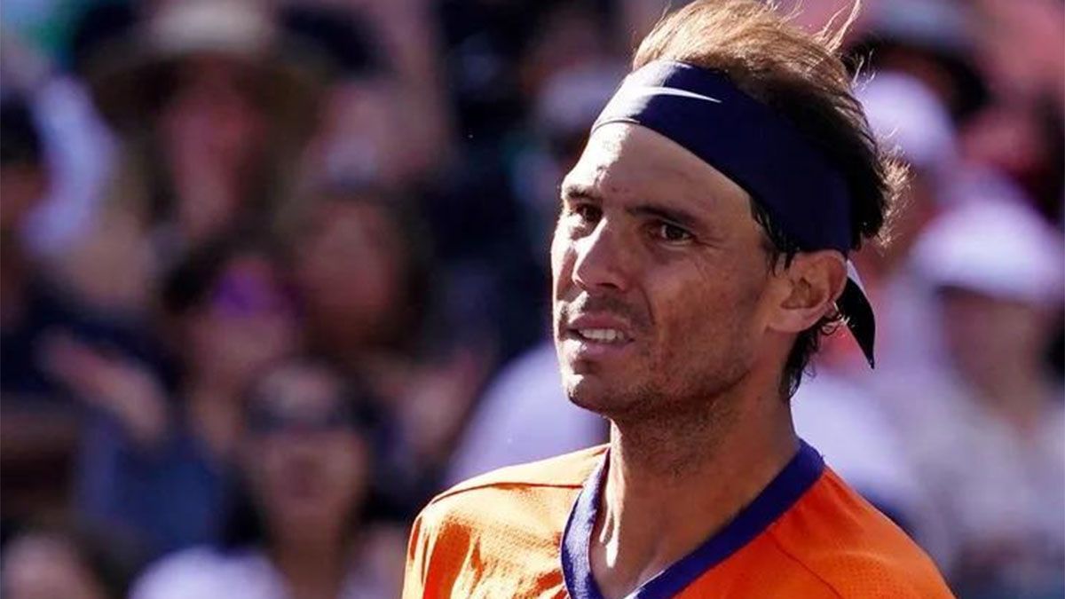 Rafael Nadal está en un mal momento.