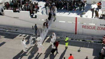 Socorrieron a más de 2.200 migrantes frente a las costas de Libia