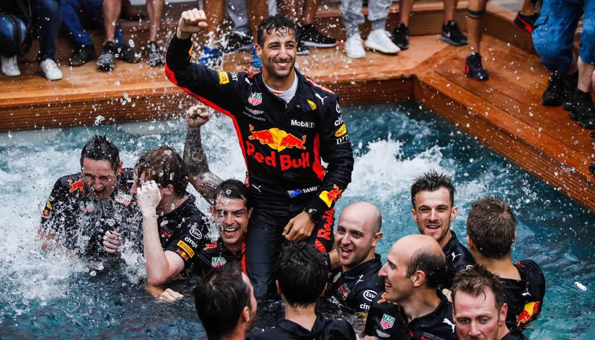 El mejor momento de Daniel Ricciardo en la F&oacute;rmula 1 fue en Red Bull.
