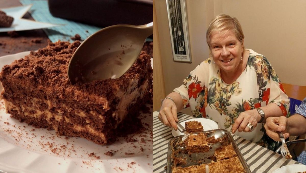 Marité Mabragaña, creadora de la chocotorta argentina. Marité Mabragaña, creadora de la chocotorta argentina.