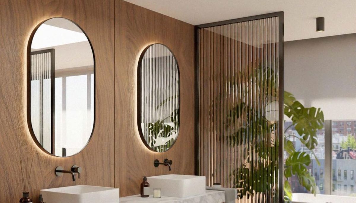 Juega con el espejo del baño y sumate a las nuevas tendencias. Imagen: Freepik