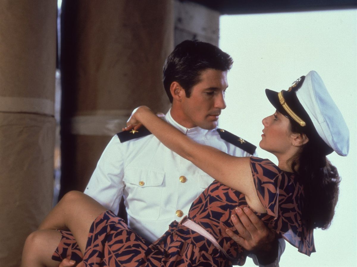 Debora Winger y Richard Gere en la película Debora Winger y Richard Gere en la película