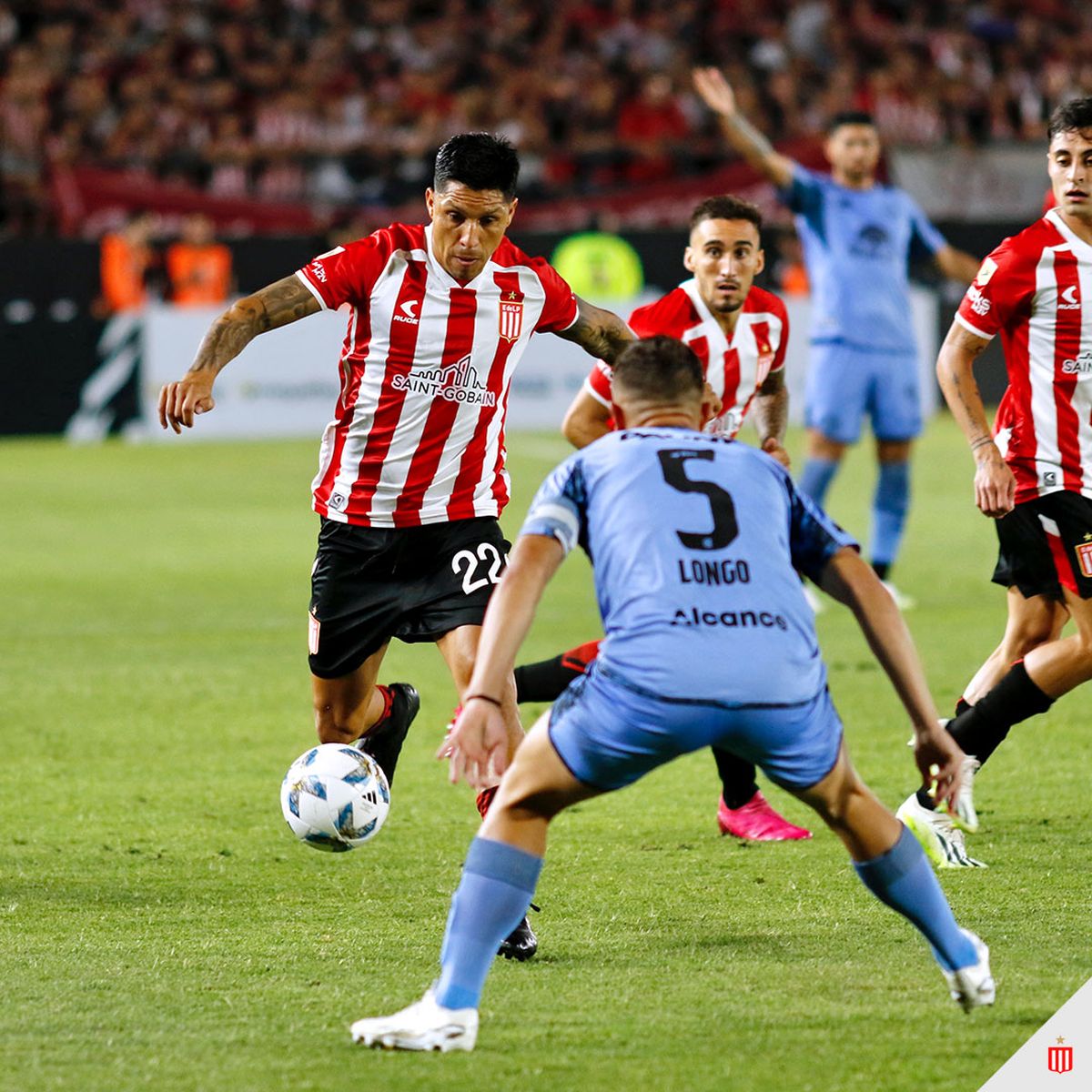 Enzo Pérez volvió a la cancha de Estudiantes en el arranque de la Copa de la Liga Profesional