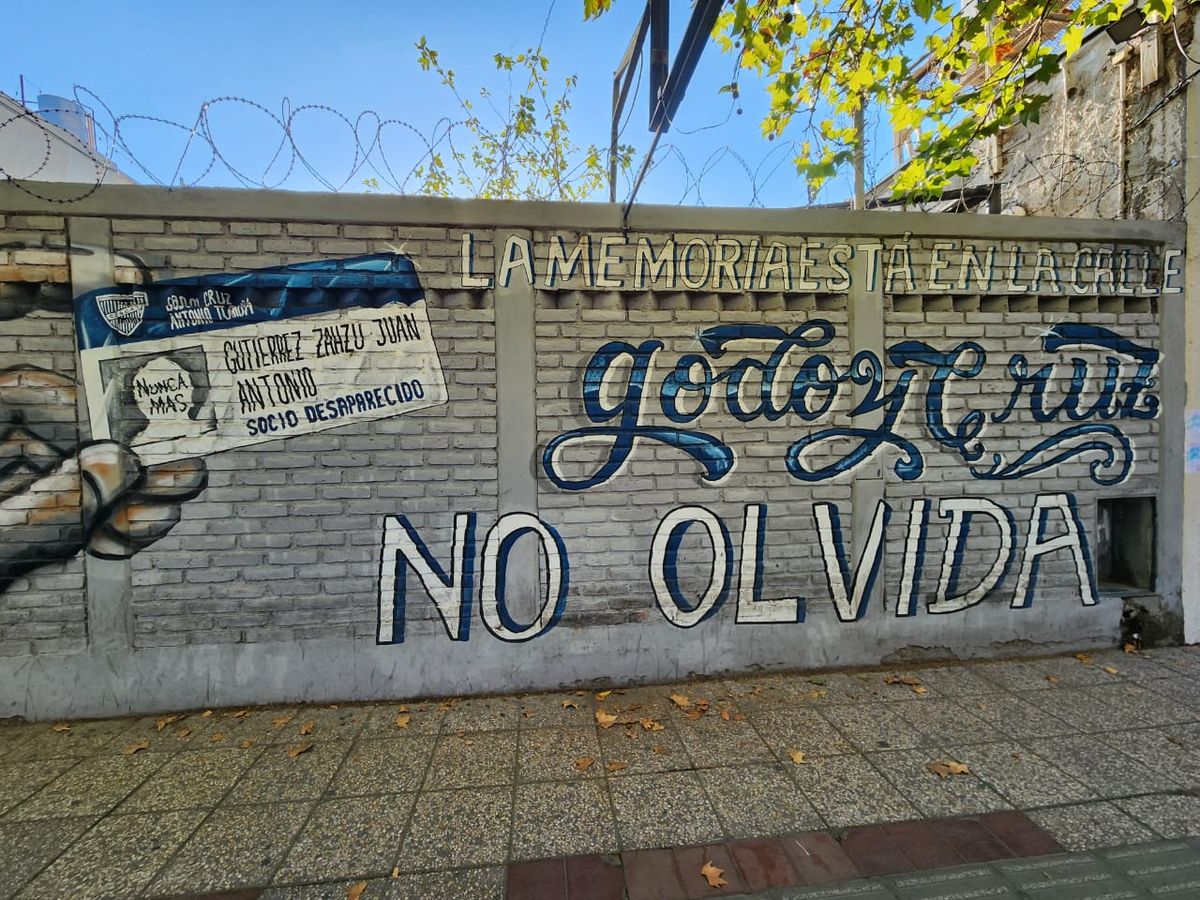 El mural que recuerda a Juan Gutiérrez. Foto gentileza Cristian Cruciani.