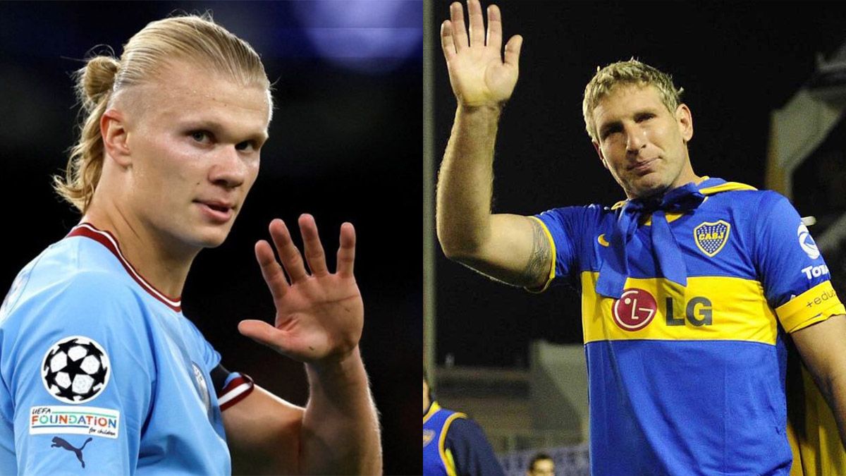 Diego Milito habló de una similitud entre Erling Haaland y Martín Palermo.