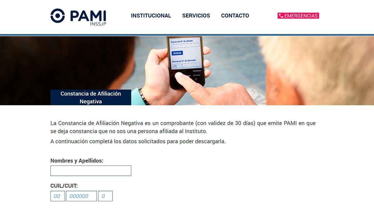 La Constancia de Afiliación Negativa es un certificado que indica que una persona no está afiliada a un sistema de salud determinado, como el de PAMI. La Constancia de Afiliación Negativa es un certificado que indica que una persona no está afiliada a un sistema de salud determinado, como el de PAMI.