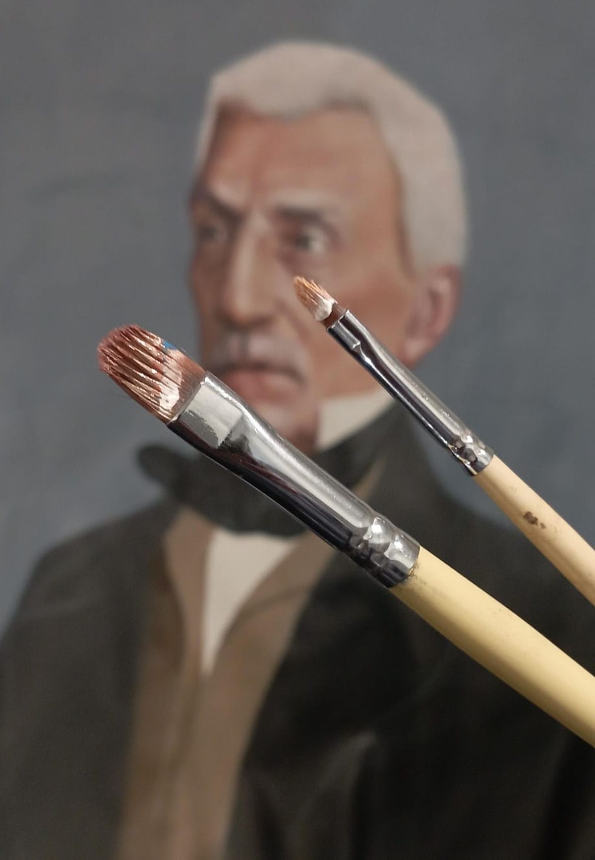 El retrato de San Martín fue pintado con estilo realista. Gentileza: Marcelo Andrade El retrato de San Martín fue pintado con estilo realista. Gentileza: Marcelo Andrade