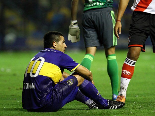 Se lesionó Román