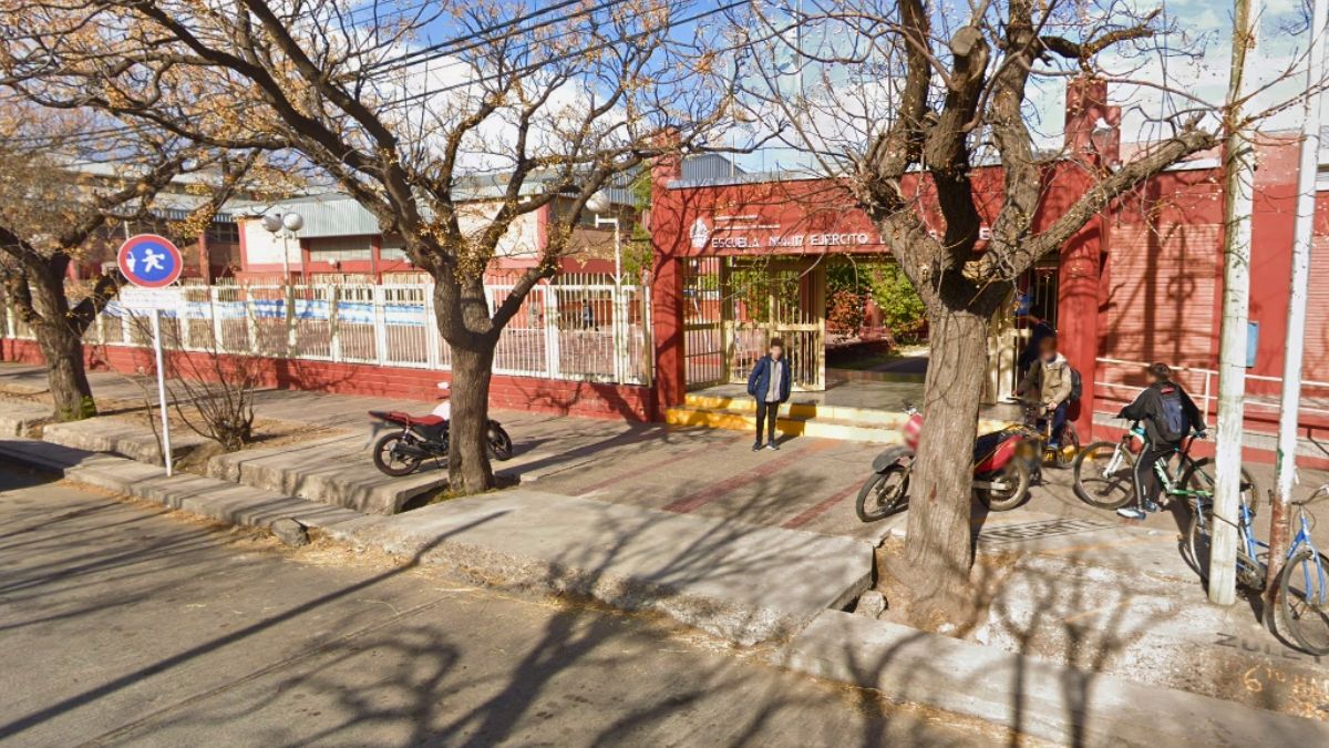 La escuela de San Rafael donde habría ocurrido el abuso sexual.