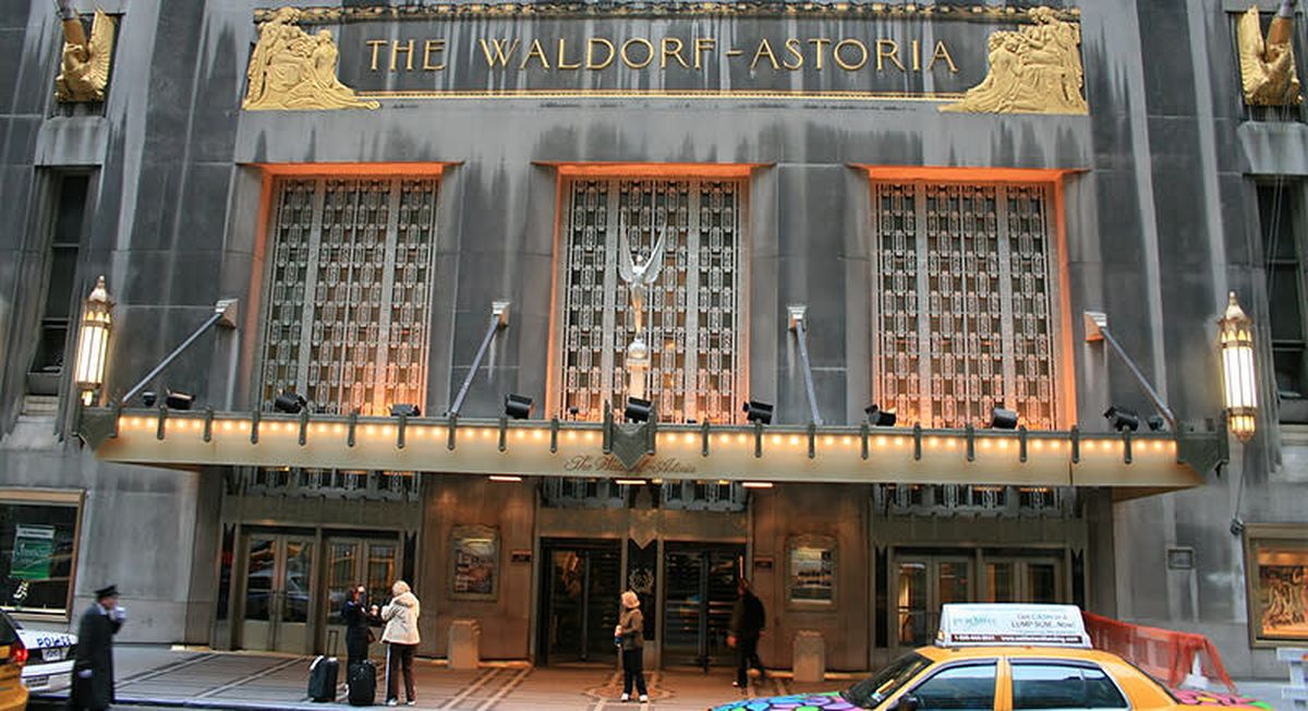 El tradicional hotel Waldorf Astoria pertenece a capitales chinos. El tradicional hotel Waldorf Astoria pertenece a capitales chinos.