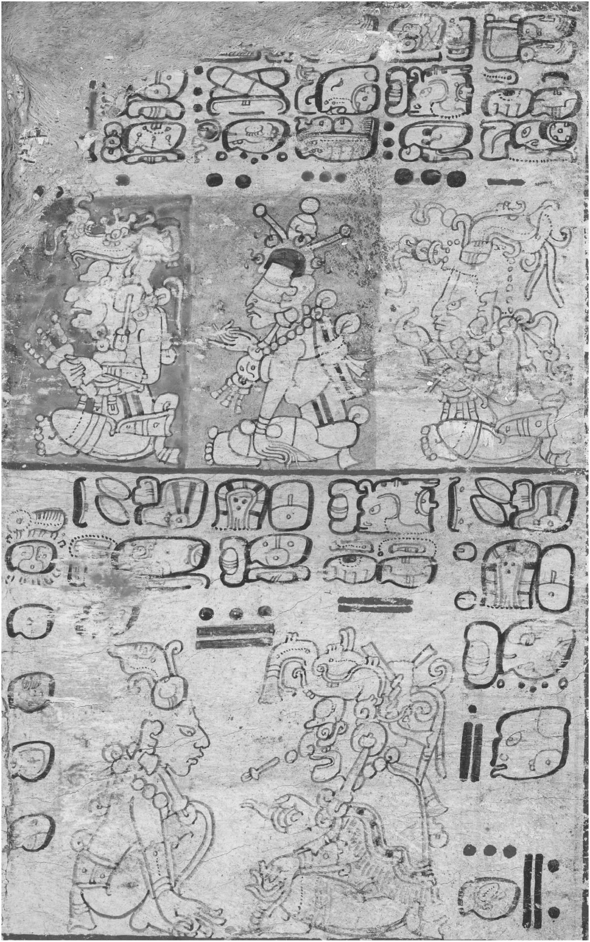 El investigador determinó que hay símbolos con mensajes en la iconografía maya. El investigador determinó que hay símbolos con mensajes en la iconografía maya.