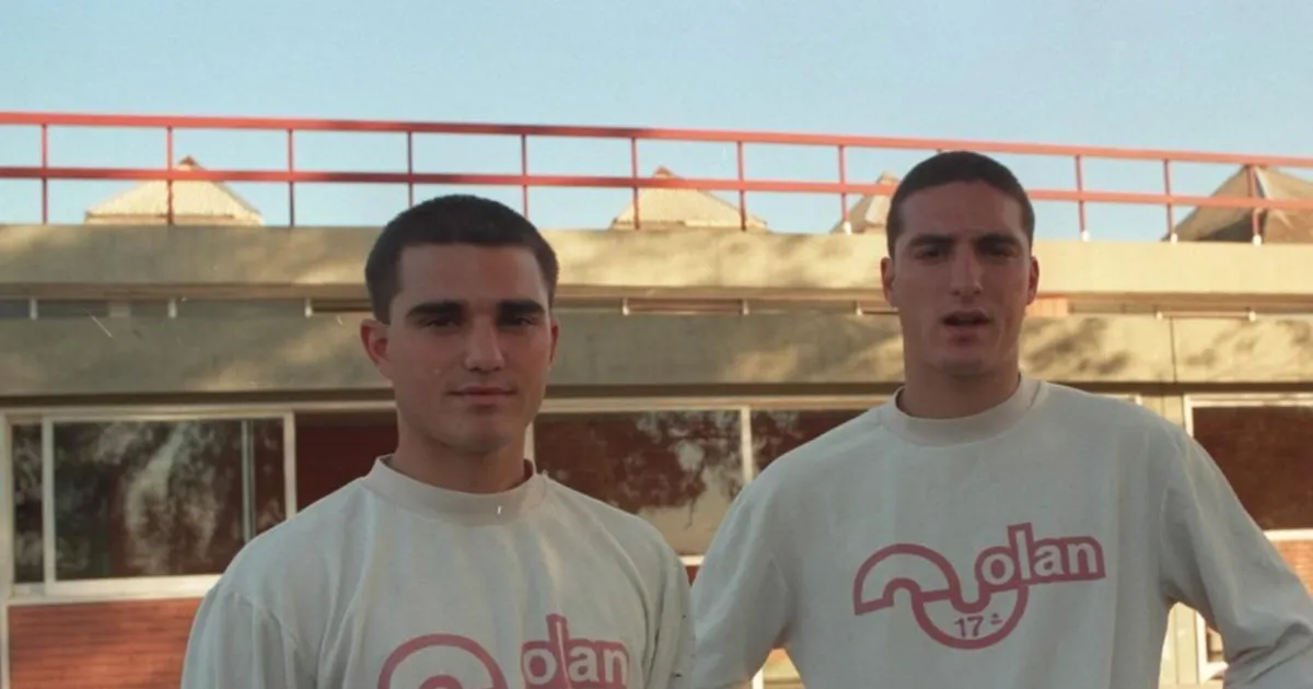 Mauro y Lionel Scaloni en la época de Estudiantes Mauro y Lionel Scaloni en la época de Estudiantes