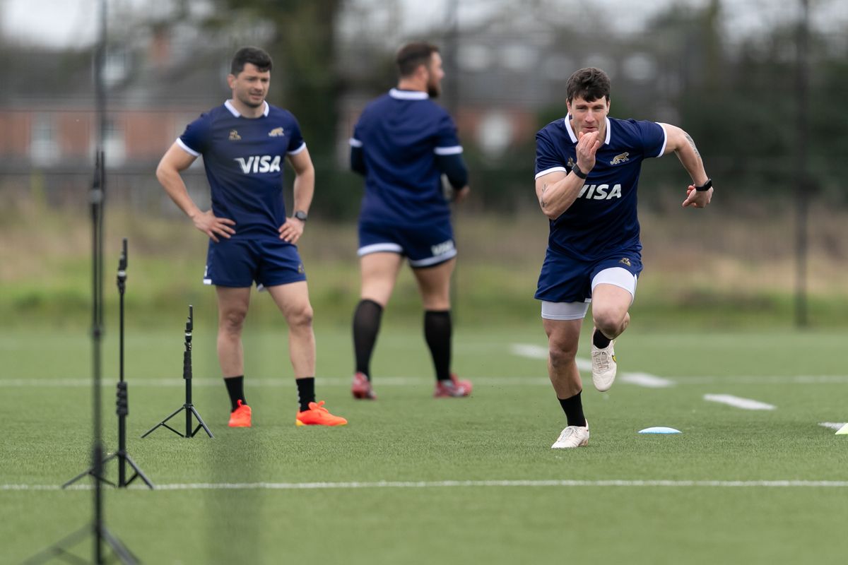 Gonzalo Bertranou en la concentraciòn de Los Pumas en Londres