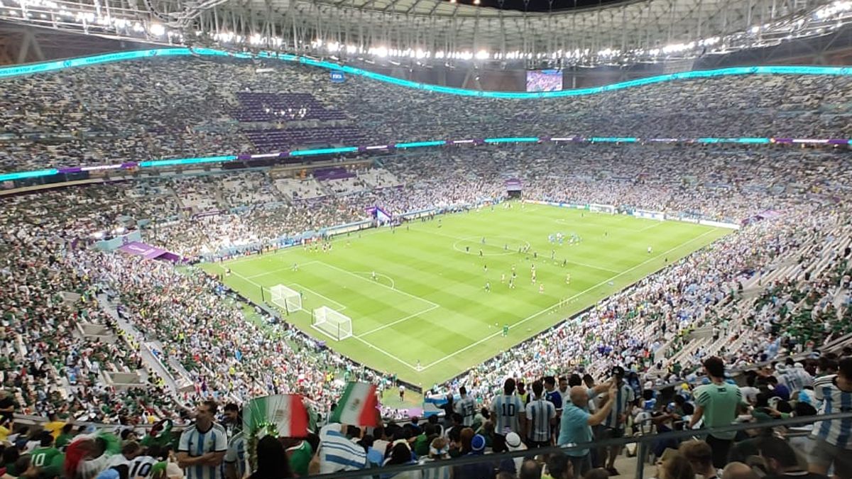 Hay más de 88 mil personas en Lusail