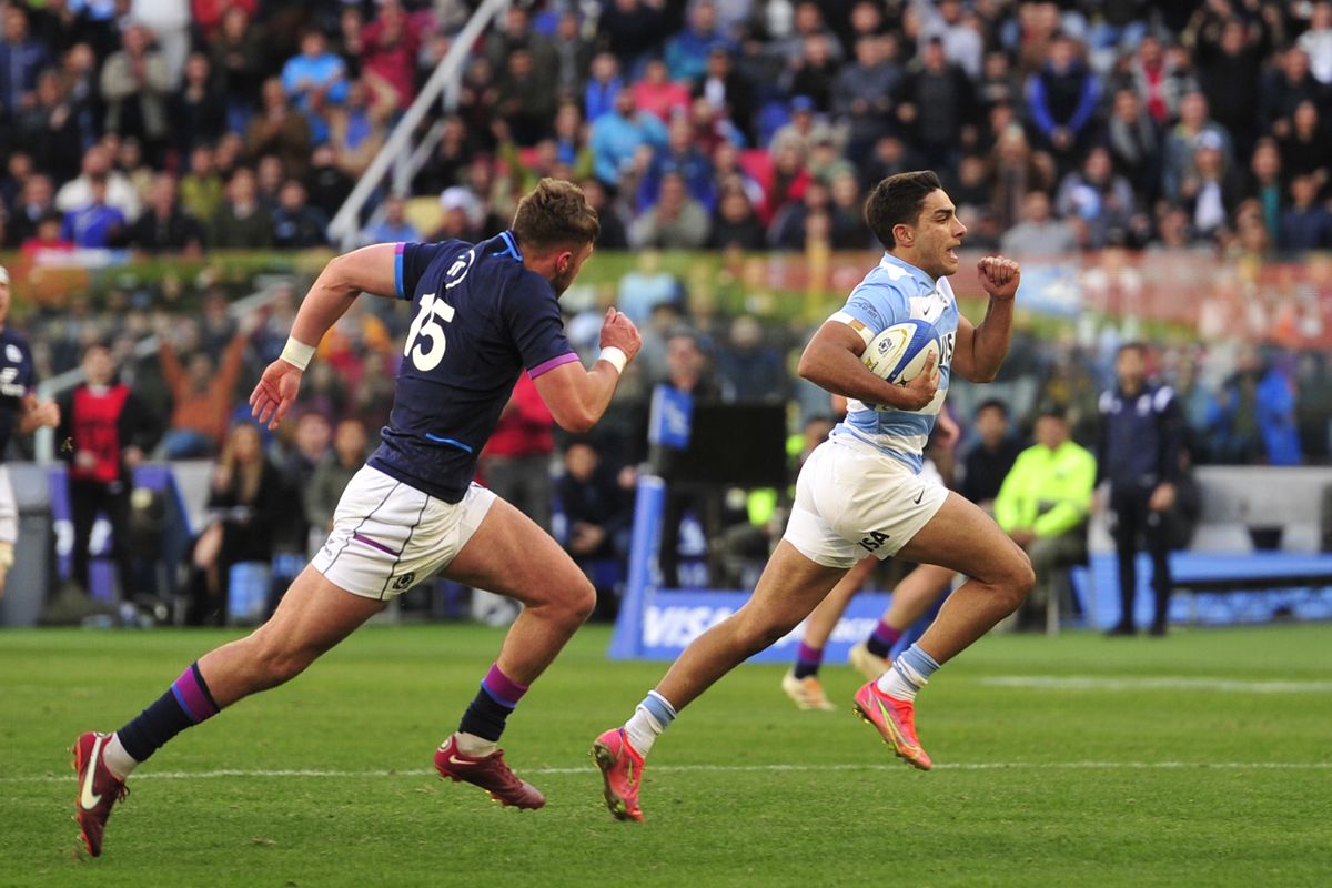 Carreras rumbo al primer try de Los Pumas ante Escocia