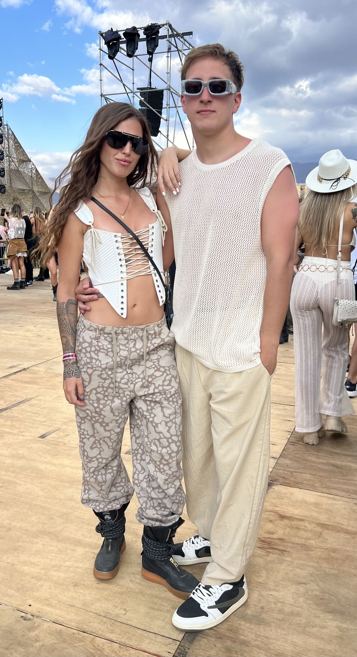 Natasha Brusasco y Noel Petrone, entre las parejas más cancheras.