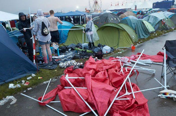 Más de 70 heridos por la caída de rayos en un festival rock en Alemania