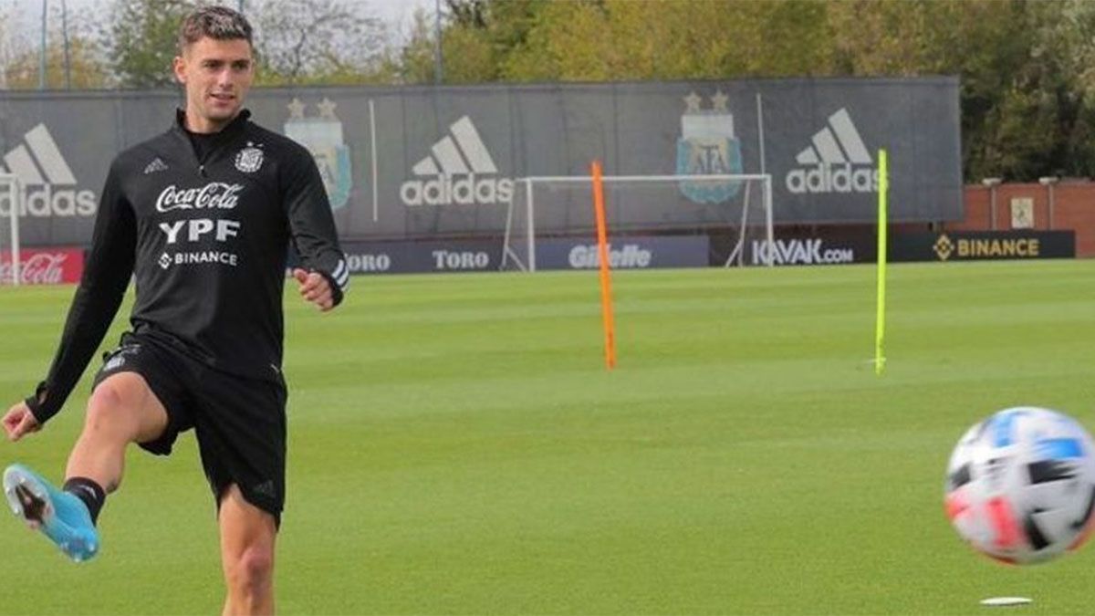 El ex River Lucas Boyé debutó en la Selección Argentina.