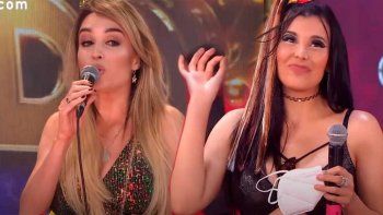 ¡En la cara! Fátima Flórez imitó a Charlotte Caniggia