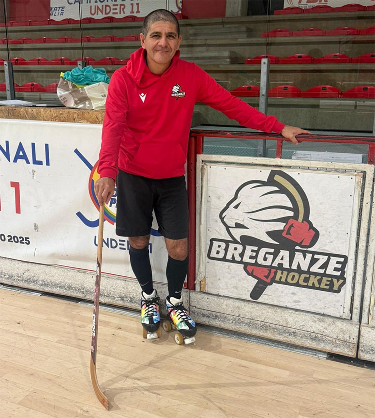 N&eacute;stor Perea est&aacute; feliz dirigiendo el Breganze de Italia.
