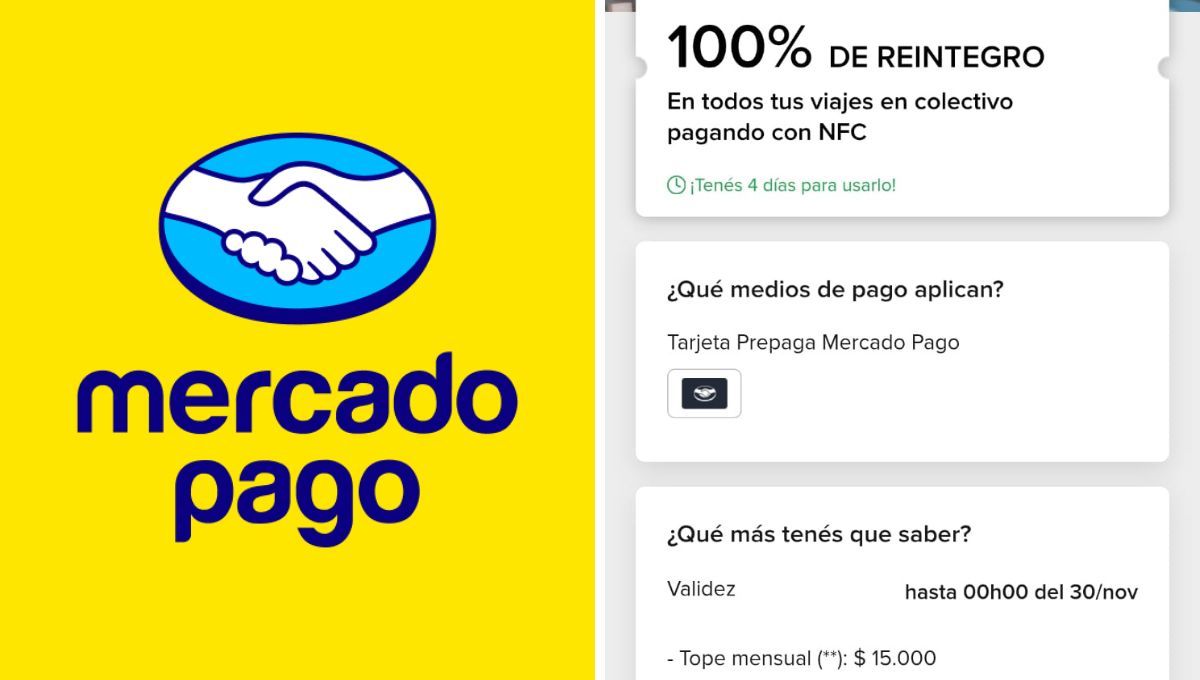 Coindiciones del reintegro del 100% en el pasaje de colectivo con Mercado Pago.&nbsp;