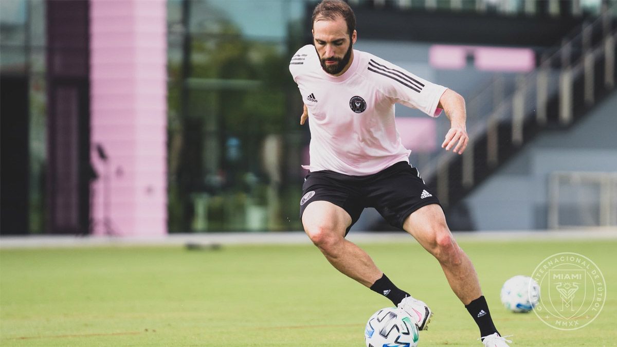 Gonzalo Higuaín y una linda bienvenida del Inter de Miami