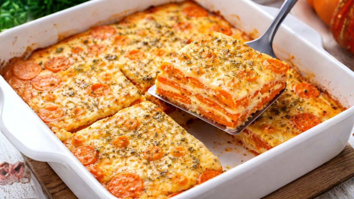 El milhojas de zanahoria es una de las recetas más ricas y sanas para el almuerzo o la cena.