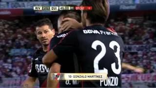 El gesto del Pity Martínez, que hizo enfurecer a los plateístas de River