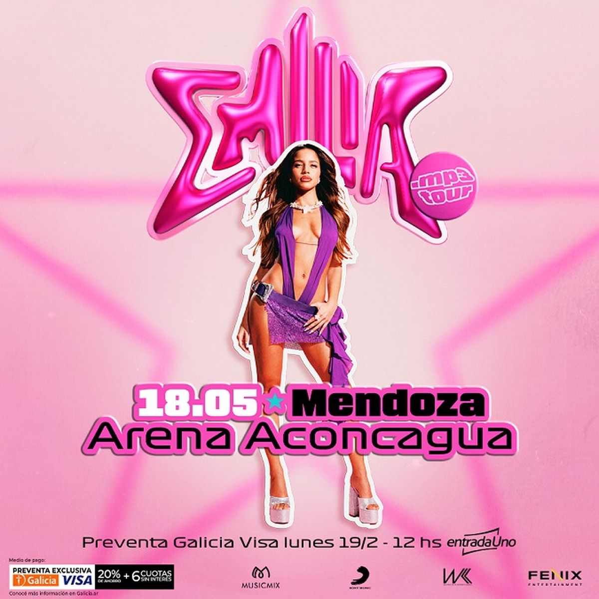 La preventa de entradas para su gira internacional MP3 Tour comenzó este lunes. La preventa de entradas para su gira internacional MP3 Tour comenzó este lunes.