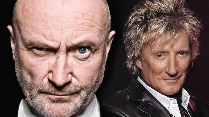 Phil Collins y Rod Stewart, los favoritos de los argentinos