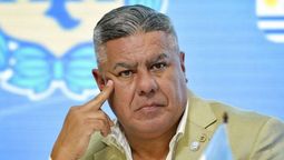 El presidente de la Asociación del Fútbol Argentino (AFA), Claudio Chiqui Tapia.