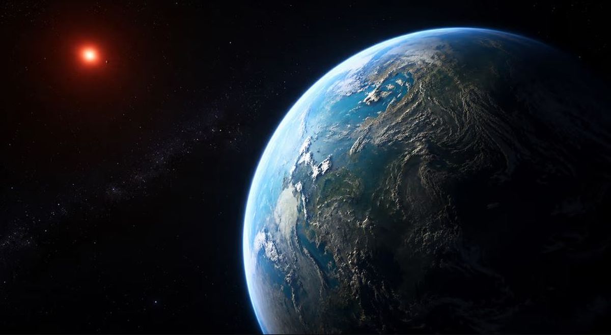 Un nuevo planeta fuera del Sistema Solar despierta enorme interés científico. Imagen generada con IA.&nbsp;