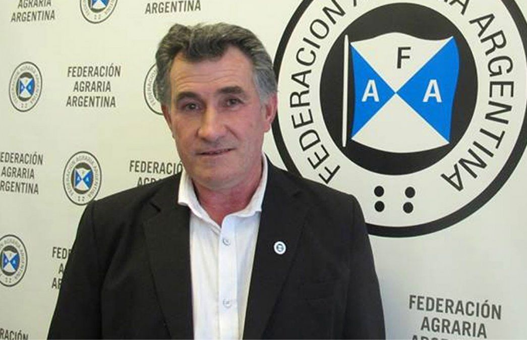 El alvearense Carlos Achetoni es titular de la Federación Agraria Argentina.